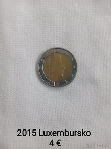 2 eurové mince, 1€, 0,50€ - 8