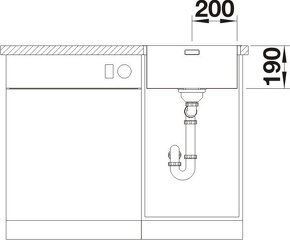 Nerezovy drez Blanco Andano 400-IF/A - 8