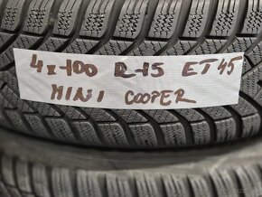 Hliníkové Disky 4x100 R15 ET45 MINI COOPER - 8