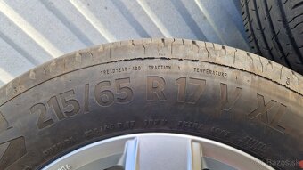 Letná sada originál VW Tiguán 2, 5x112 R17 + pneu 215/65 R17 - 8