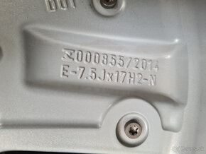 5X100 r17 ET46 x 7,5J elektróny ŠKODA, VW, SEAT, AUDI - 8