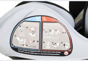 Nová autosedačka 40-150cm (0-36kg),ISOFIX,I-size,otočná - 8