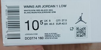 Air Jordan  1 low tenisky 42,5 - 8