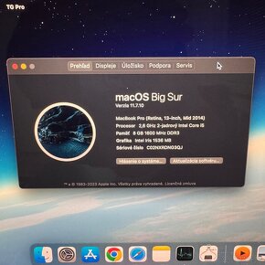 Macbook Pro 13” 2014 /8GB/256GB SSD. - 8