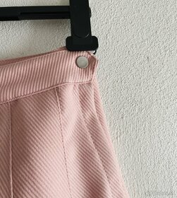 Skladaná sukňa dusty pink - 8