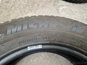 215/60 r16 zimné 4 ks MICHELIN dezén 6,7-6,3 mm DOT2018 - 8