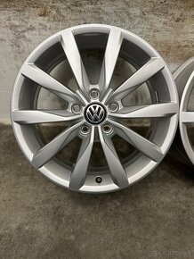 Nepoužité hliníkové disky 5x112 R17 VW Dijon - Golf VII - 8