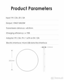 PREDÁM BEZDRÓTOVÚ NABIJACKU PAD - 8