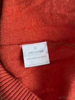 Zánovný luxusný merino sveter Amundsen Peak Half Zip - 8