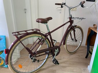 Mestský bicykel elops 520 s vysokým rámom city bike - 8