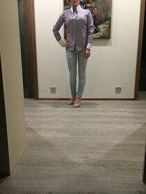 Značková fialová dámska košeľa Camicie S - 8