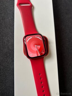 Apple Watch 8 41mm red - 100% batéria , záruka - 8