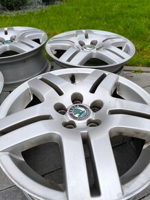 5x100 R15 Skoda alu disky - 8