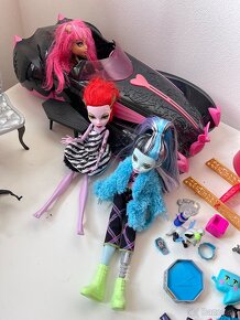 Monster high auto, party dom, bábiky a iné - 8