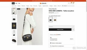 Kožená kabelka Tory Burch Kira mini camera bag - 8