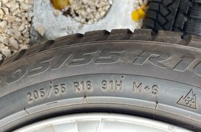 5x120 R16 205/55 R16 4x zimné bmw Opel vw - 8