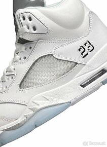 Nike Air Jordan 5 Retro White Silver Reflective - 8