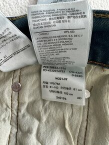 Nové pánske džínsy - slim LEVIS 512 - veľkosť 32/32 - 8