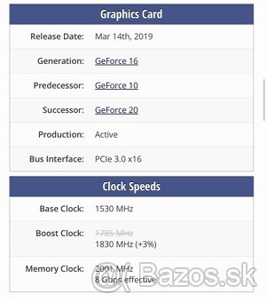 Gigabyte GeForce® GTX 1660 OC 6G - 8