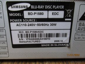 SAMSUNG BLU-RAY BD-P1580 - 8