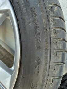 Letná sada originál Audi, VW, Škoda 5x112 R18 225/55 R18 - 8