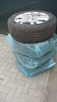 225/55R18 celoročné M+S pneu. na hliníkových diskoch - 8