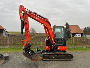 Bagr Kubota KX042-4 hyd.svahovka+2 podkopy,2400mth, 4,2t - 8