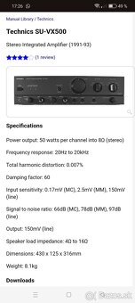 Technics SU-VX500 - 8