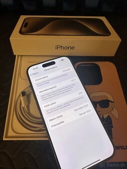 IPHONE 15 PRO 128GB - TOP STAV - 8