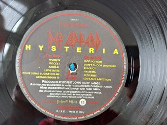 Lp DEF  LEPPARD  - Hysteria - 8