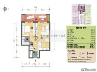 2 i byt + loggia, 4.p., pripravený na odovzdanie, Panoráma - 8