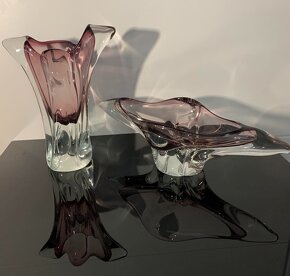 PREDANE  Nádherný luxusný set misa plus váza - 8