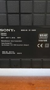 Predám SONY TV OLED Bravia '55 A83K:modelovy rok 2022 - 8