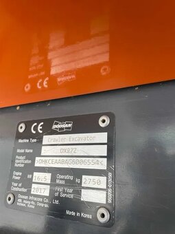 DOOSAN minibager 2,8t Import Norway - 2018 - AKO NOVÝ 3300h - 8