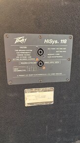 Peavey HiSys 4XT a Sub118 - 8