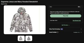 SUPREME Jesus and Mary Hooded L - 8