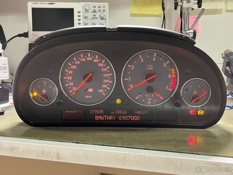 Budíky prílstrojový panel BMW E39 M5 Tachometer 300km/h - 8