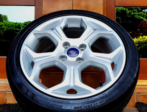 alu R17 4x108, letné pneu 205/45, orig. Ford Fiesta ST - 8