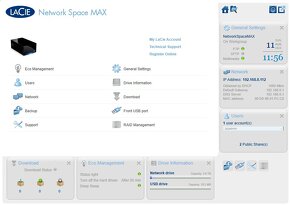 Predám NAS LaCie NetworkSpaceMAX - 8