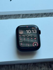 Predám Apple Watch 7.gen 45mm Midnight - 8