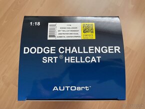 Dodge Challenger SRT Hellcat Widebody 1:18 - 8