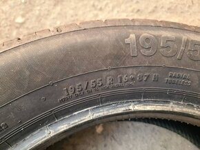 195/55r16 87H letné 4 ks CONTINENTAL dezén 8,4-7,7 mm - 8