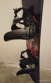 153 cm freestyle snowboard ATOMIC s viazanim NITRO - 8