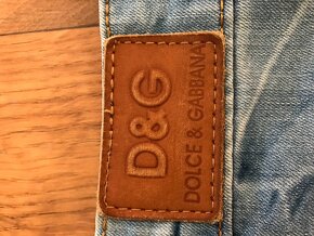 DOLCE&GABBANA originál jeansova minisukna S/M - 8