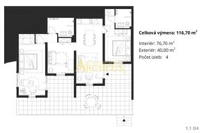 4-izbový apartmán v Chorvátsku, okolie Zadaru - 8