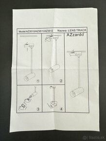 AZZARDO Lens svietidlo na 3-F lištu - 8