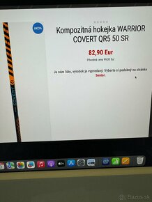 UPLNE NOVA HOKEJKA WARRIOR COVERT QR5 50 SENIOR - 8