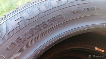 Predám nové letné pneumatiky FULDA 195/60 R16 C 99/97H. - 8