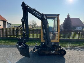 Minibagr Volvo EC15 hyd.podvozek+hyd.svahovka,2007 - 8