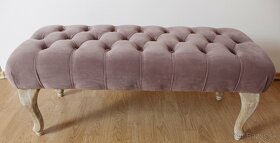 lavica chesterfield ružova 100cm - 35% - 8